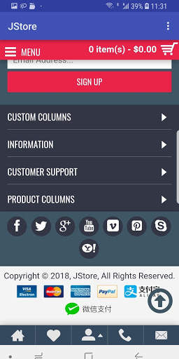 JStore e-shopping Mobile Application screenshot 6