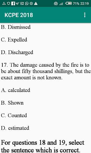 KCPE PAST PAPERS WITH ANSWERS скриншот 6