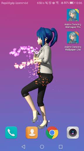 Anime Dancing Live Wallpaper Lite screenshot 1