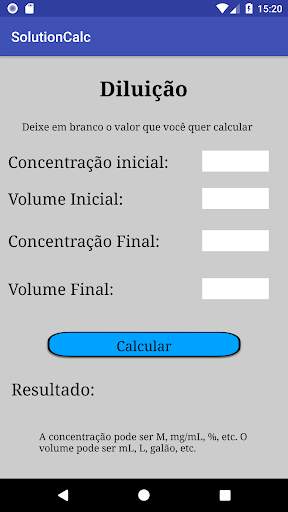 SolutionCalc screenshot 2