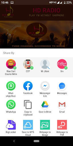 HD Radio: Listen Hindi Songs on Top FM, Whatsapp screenshot 4