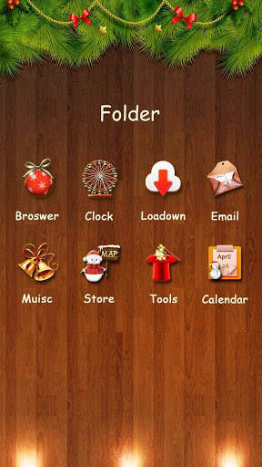 Merry Christmas Go Launcher Theme screenshot 5