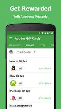 AppJoy Gift Cards screenshot 4