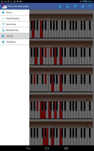 Piano Harmony MIDI Studio Pro 4 تصوير الشاشة