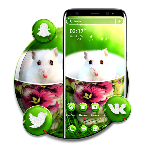 Mouse Cup Theme Launcher icon