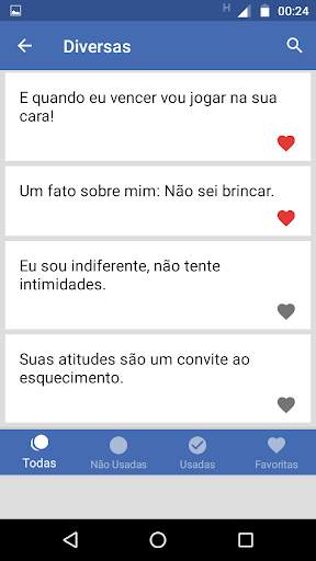 Indiretas para Status screenshot 2