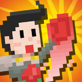 One push man icon