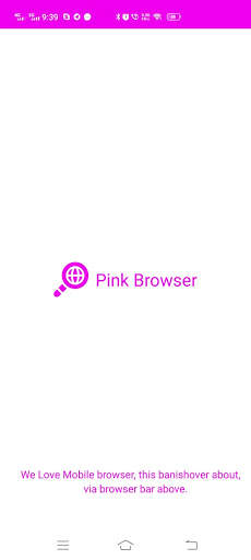 Pink-Browser screenshot 1