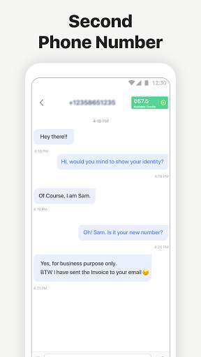 2nd Line - Second Phone Number screenshot 1
