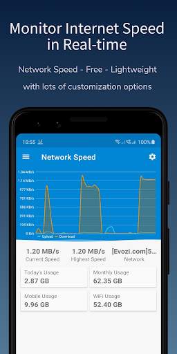 Network Speed - Speed Meter screenshot 1