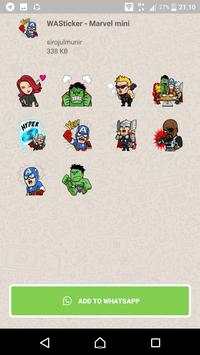 Stickers for Whatsapp Sticker MARVEL mini Heroes screenshot 2