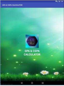 GPA AND CGPA CALCULATOR 1 تصوير الشاشة