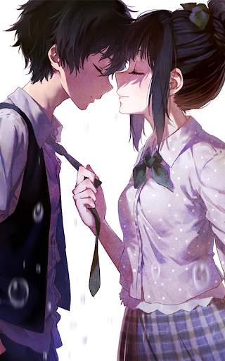 Romantic Anime Live Wallpaper screenshot 4
