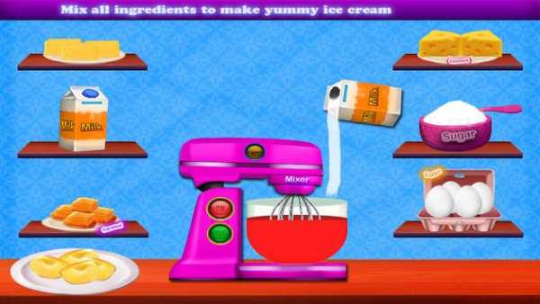 Kids Ice Cream Maker Game screenshot 4