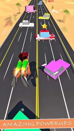 Rush Hour - Endless Car Jump Game स्क्रीनशॉट 1