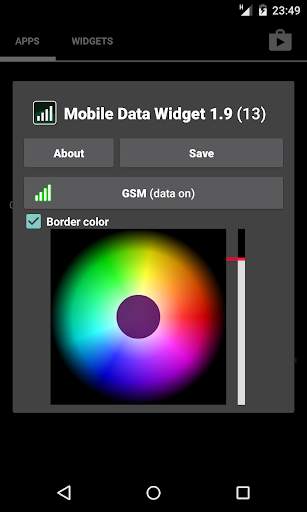 Mobile Data Widget screenshot 2