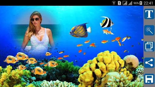 Aquarium Photo Frames screenshot 1