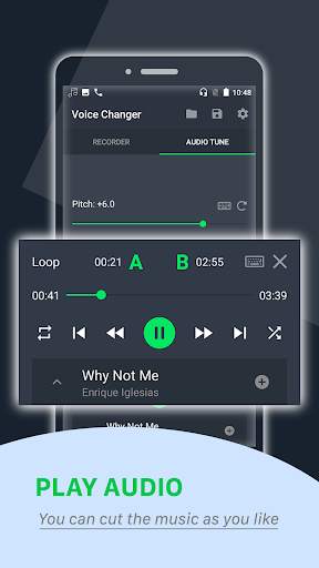Voice changer: Recorder and Audio tune screenshot 3