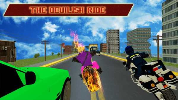 Ghost Hero Rider: Scary Bike Racing screenshot 5