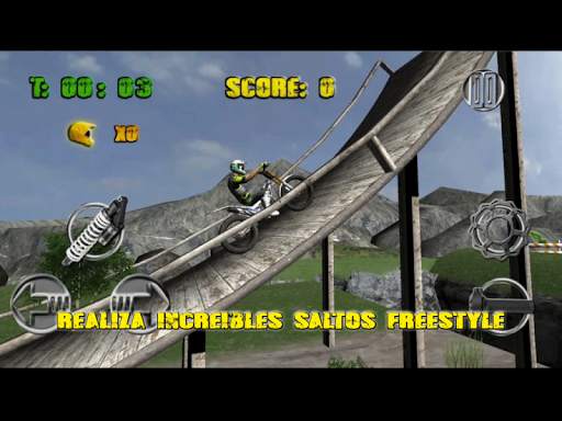 Carreras de motos de trial 3 screenshot 1