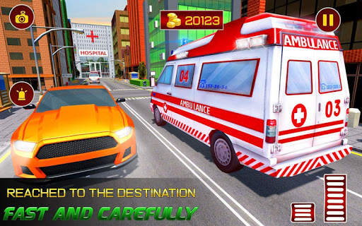 City Ambulance Rescue Simulator Games 🚑 🚁 screenshot 4