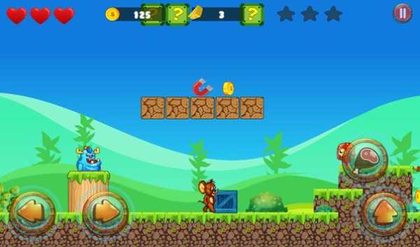 jerry adventure jungle run tom free screenshot 4