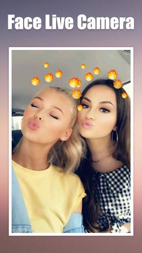 Face live camera funny motion sticker screenshot 2