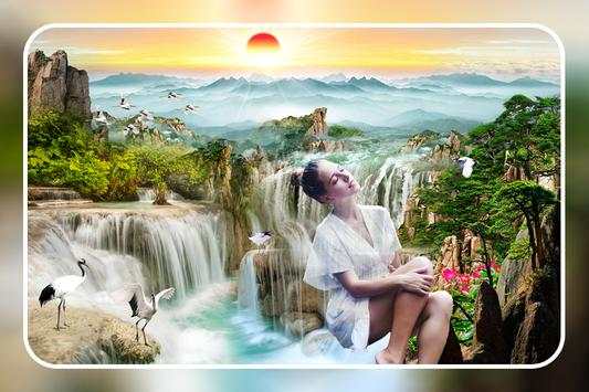 Waterfall Photo Frames : Cut Paste Photo Editor screenshot 2