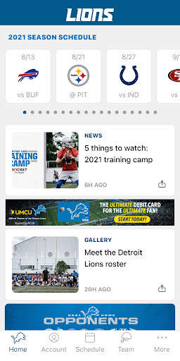 Detroit Lions Mobile screenshot 2