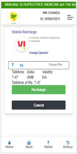 RUPEEFREE - Mobile Recharge , Bill Payments screenshot 4