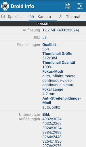 Droid Hardware Info screenshot 5