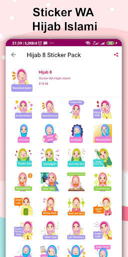 Sticker WA Hijab Islami screenshot 6