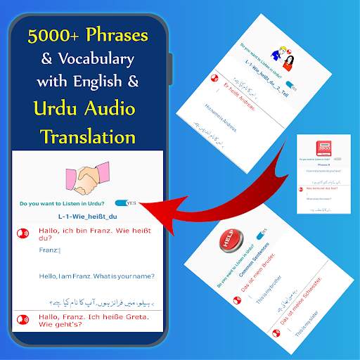 Learn German in Urdu اردو جرمن.Speak German Free screenshot 8