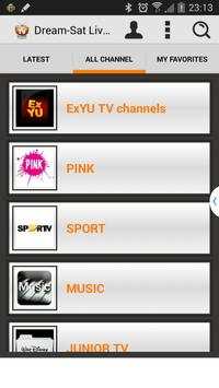 Dream-Sat LiveTV Lite screenshot 1
