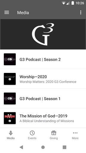 G3 Conference screenshot 1