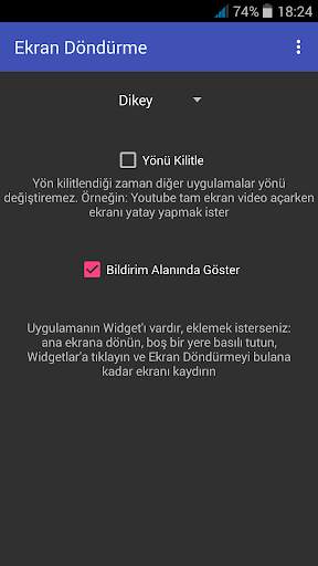 Ekran Döndürme 2 screenshot 1