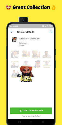 Sunny Deol Sticker for WA screenshot 1