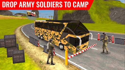 US Army Bus Game 2021 - US Military Transportation screenshot 5