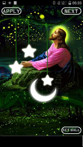 Jesus Fireflies LockScreen screenshot 12