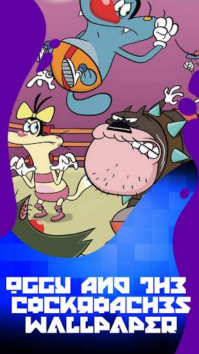 Oggy and the Cockroaches Wallpaper 💖 screenshot 2