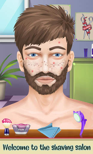Beard Salon - Hair Cutting Game, Color by Number screenshot 3