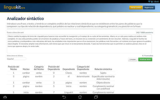 Analisador sintático LK скриншот 5