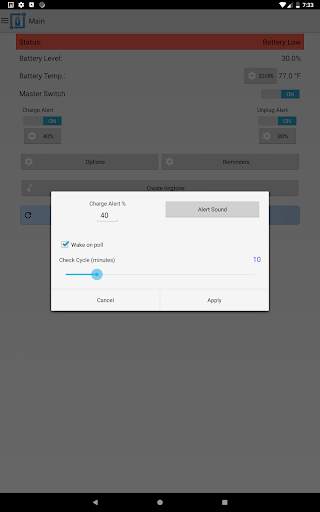 Battery Alert 40-80 Lite screenshot 18