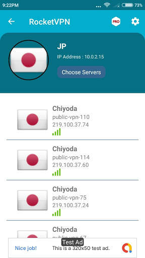 Rocket vpn screenshot 3