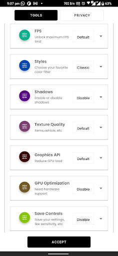 GFX Tool for New State [BETA] स्क्रीनशॉट 3