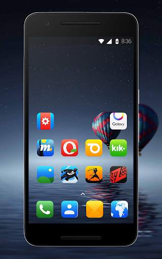 Ouros Android Icon Pack for Android Launchers скриншот 1