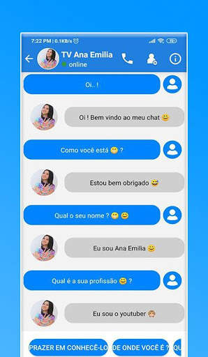 tv ana emilia Fake Video Call in real life screenshot 3