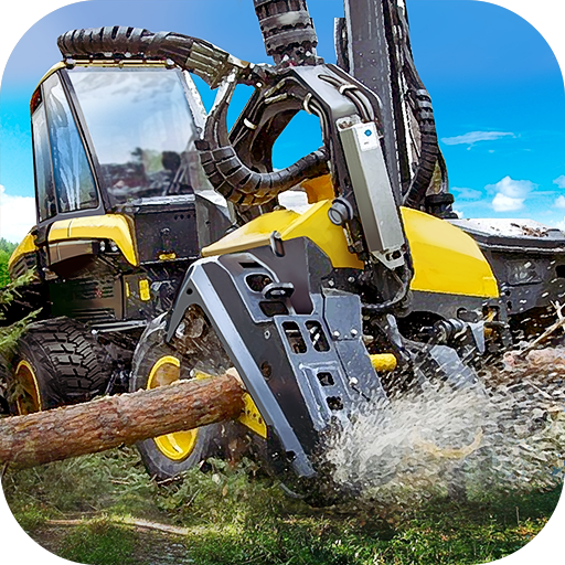 Logging Harvester Truck icon