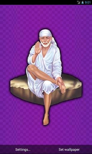 Sai Baba Live Wallpaper screenshot 1