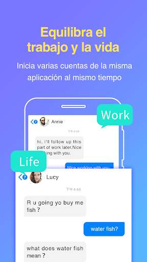 App paralela - cuentas dobles screenshot 2